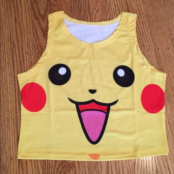 Pikachu Tops - NWT Pikachu Crop Top